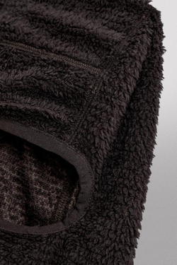 ZARA БАЛАКЛАВА ИЗ ФЛИСА С ТЕКСТУРОЙ ДЛЯ ЛЫЖ, ТЕМНО-КОРИЧНЕВЫЙ