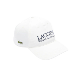 Теннисная кепка Lacoste Roland-Garros Club - white
