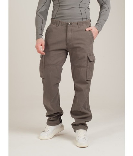 Брюки Restart на флисе олива