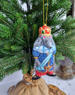 Мышиный король ёлочная игрушка из фарфора