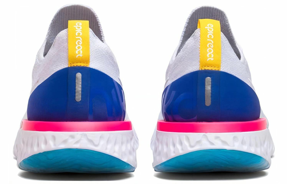 Кроссовки Nike Epic React Flyknit 1 Racer Blast (Женская размерная сетка)