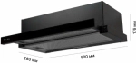 Встраиваемая вытяжка LEX Hubble G 500 Black (q)
