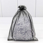 Мешочек 17х23см Органза (Черный)