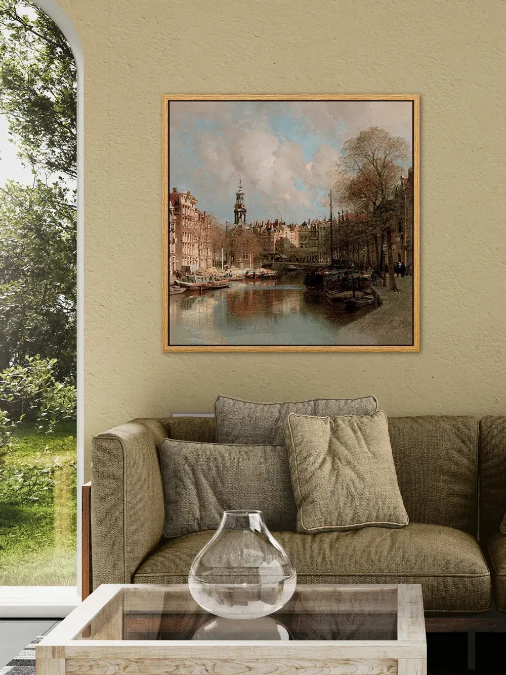 Картина на стену интерьерная на холсте 54*54 см