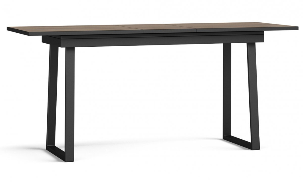 Обеденный стол ЛОФТ Slide NEW Крафт табачный, Чёрный (снят с продажи)