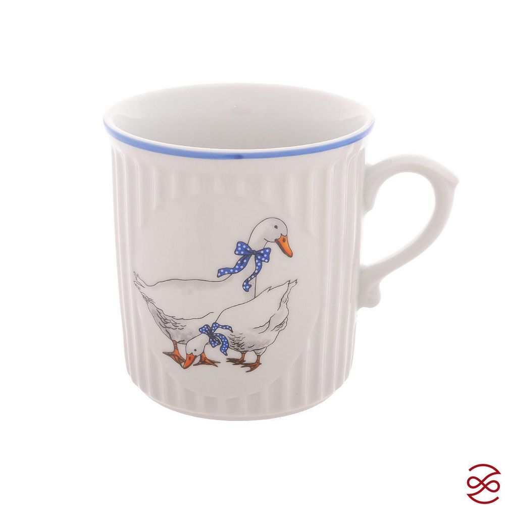 Кружка ребристая Mozart DUBI Гуси 250 мл