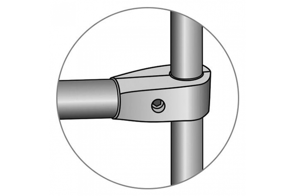 СОЕДИНИТЕЛЬ 2-Х ТРУБ ELEMENT Т- ОБРАЗНО УСИЛЕННЫЙ ХРОМ