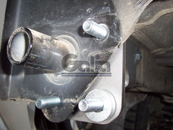 Фаркоп оцинкованный Galia H069A для Hyundai Santa Fe 2006-2012, Kia Sorento 2009-2012(паспорт и сертификат в комплекте)(без электрики)