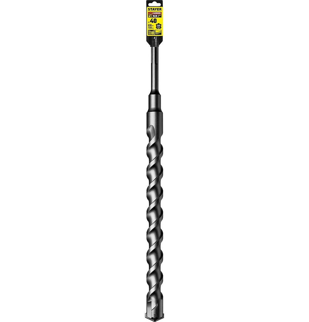 STAYER Hercules-4Х, 40 x 610/720 мм, SDS-max бур, Professional (29370-610-40)