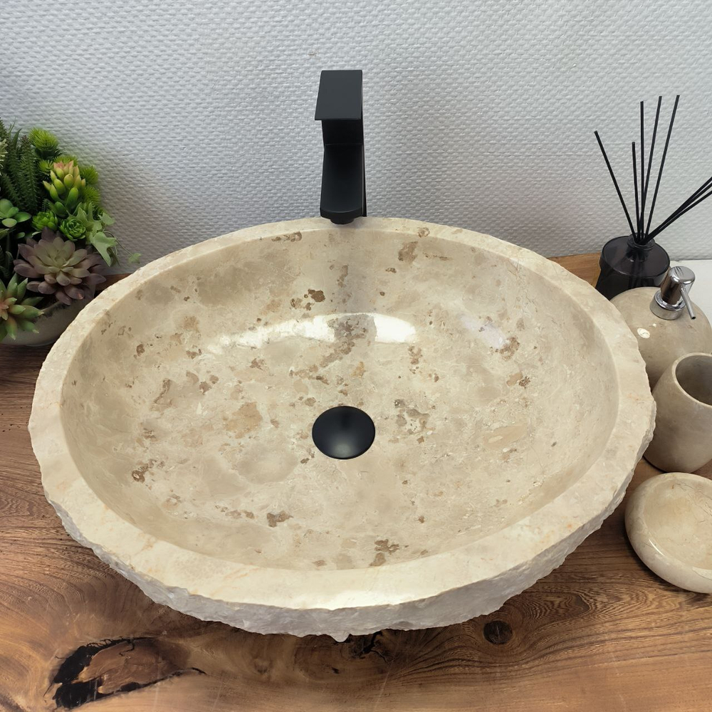 Раковина из мрамора Erozy Cream EM-62654 55*46*15 123