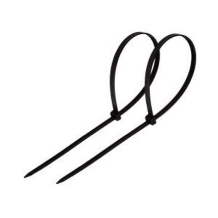 Хомут-стяжка кабельная нейлоновая REXANT 80 x2,5мм, черная, упаковка 100 шт.