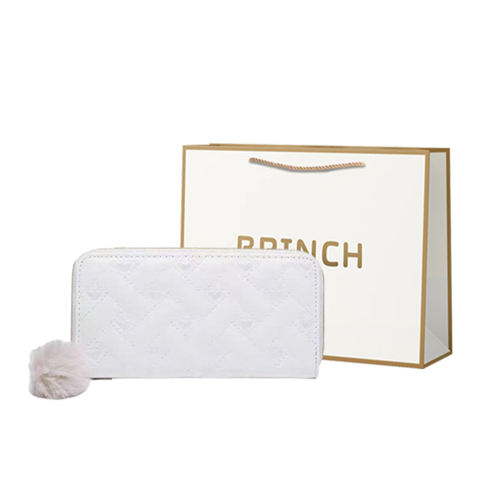 BRINCH PU Wallet Regular Women"s Black/White/Khaki/Brown/Pink