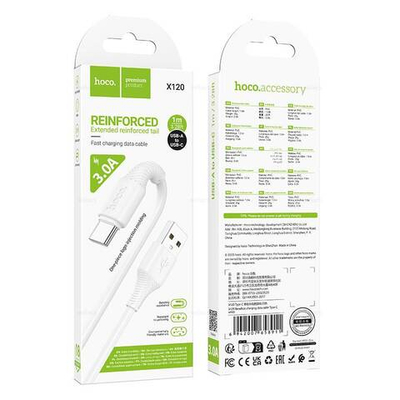 Кабель USB на Type-C Hoco X120 (white)