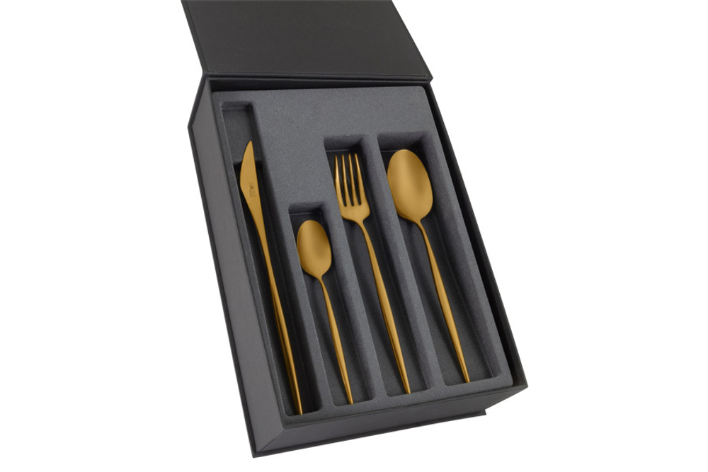 Набор столовых приборов Face Cosmos Copper матовый 24 предмета на 6 персон