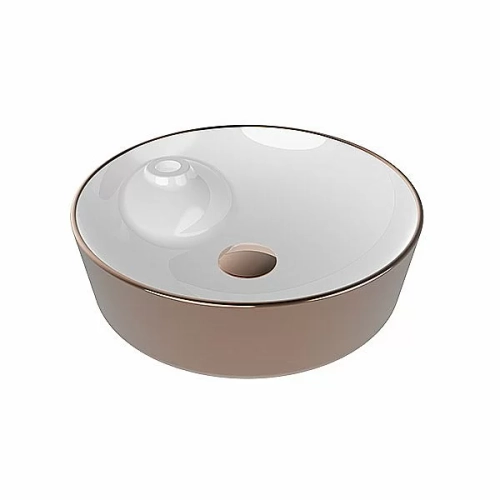 Раковина накладная Bien Flame 42,5 FALG04301FD1G5000 розовое золото