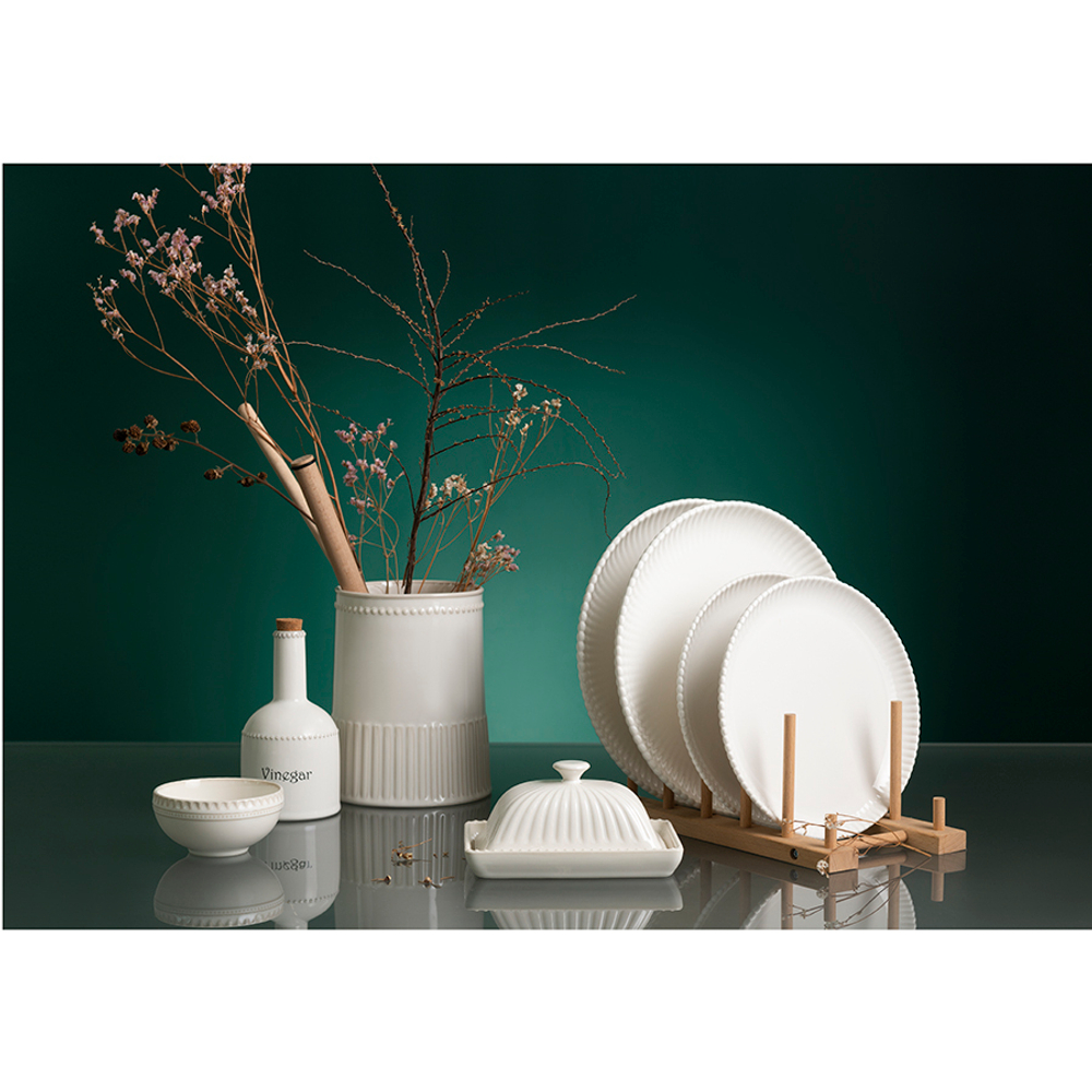 Масленка белого цвета из коллекции kitchen spirit