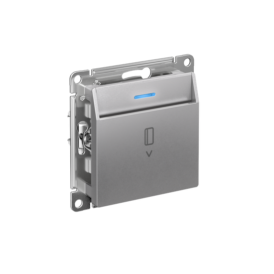 Выключатель карточный AtlasDesign 10А с подсветкой без задержки отключения механизм алюм. SE ATN000314