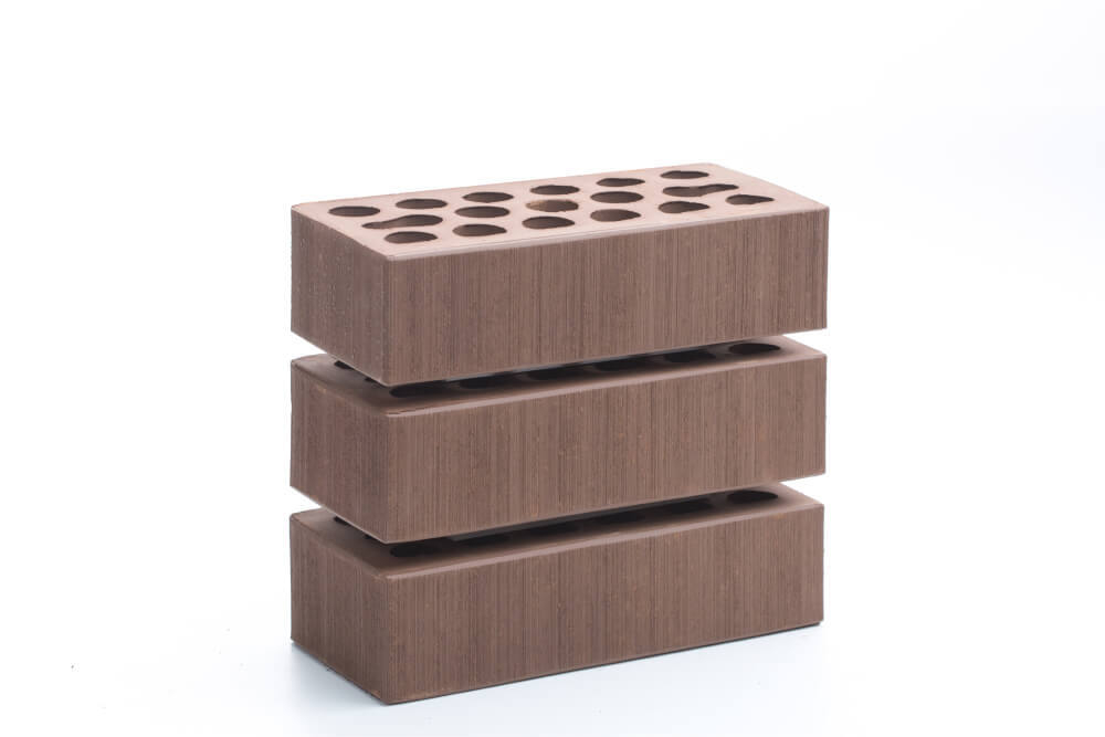 Кирпич Керма гладкий Терракот БАРХАТ 1 НФ