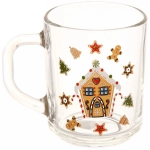 Кружка 200мл «Новогодний микс» 6 видов без упаковки D1335/20
