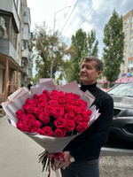 51 малиновая роза Готча (Gotcha)2/Цветы луны