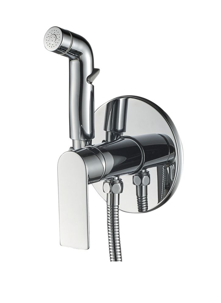 Смеситель с гигиеническим душем HAIBA HB55505 хром