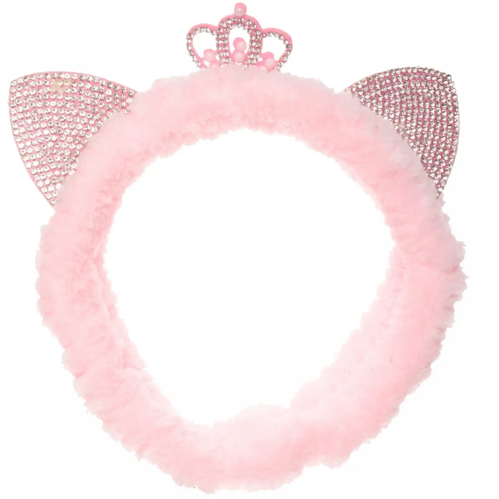 Повязка на голову «Beauty Mapafet- Принцесса», цвет розовый, голубой, сиреневый и серый, 20*6см (упаковка белый ZIP пакет)