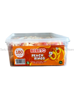 Жевательный мармелад Bebeto Peach Rings (1080гр)