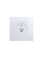 Розетка компьютерная 1-мест. СП ZIMA кат.5 бел. LEZARD 704-0288-139