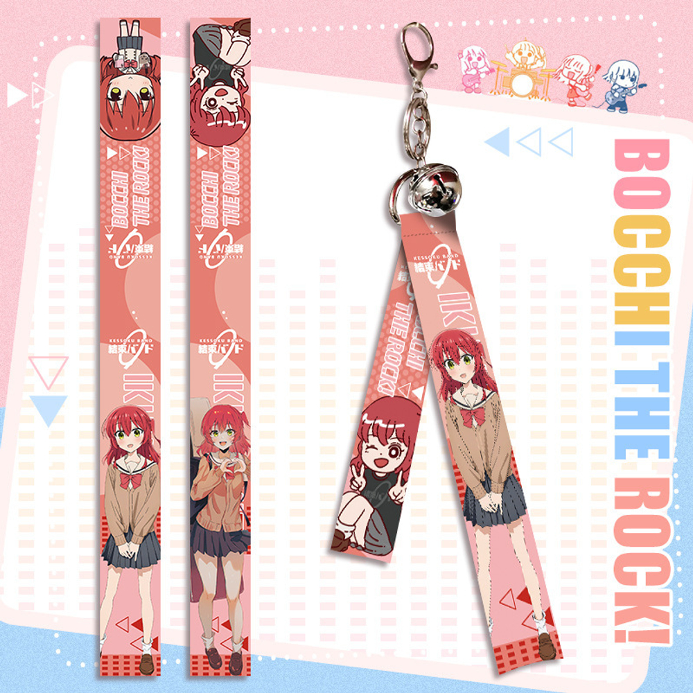 Тканевый брелок "Одинокий рокер / Bocchi the Rock!"