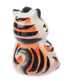 ГЛ- 392 Фигурка «Кот Мультик» цв. (Гжельский фарфор)