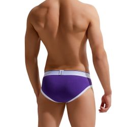 Мужские трусы брифы фиолетовые GAUVINE 2002