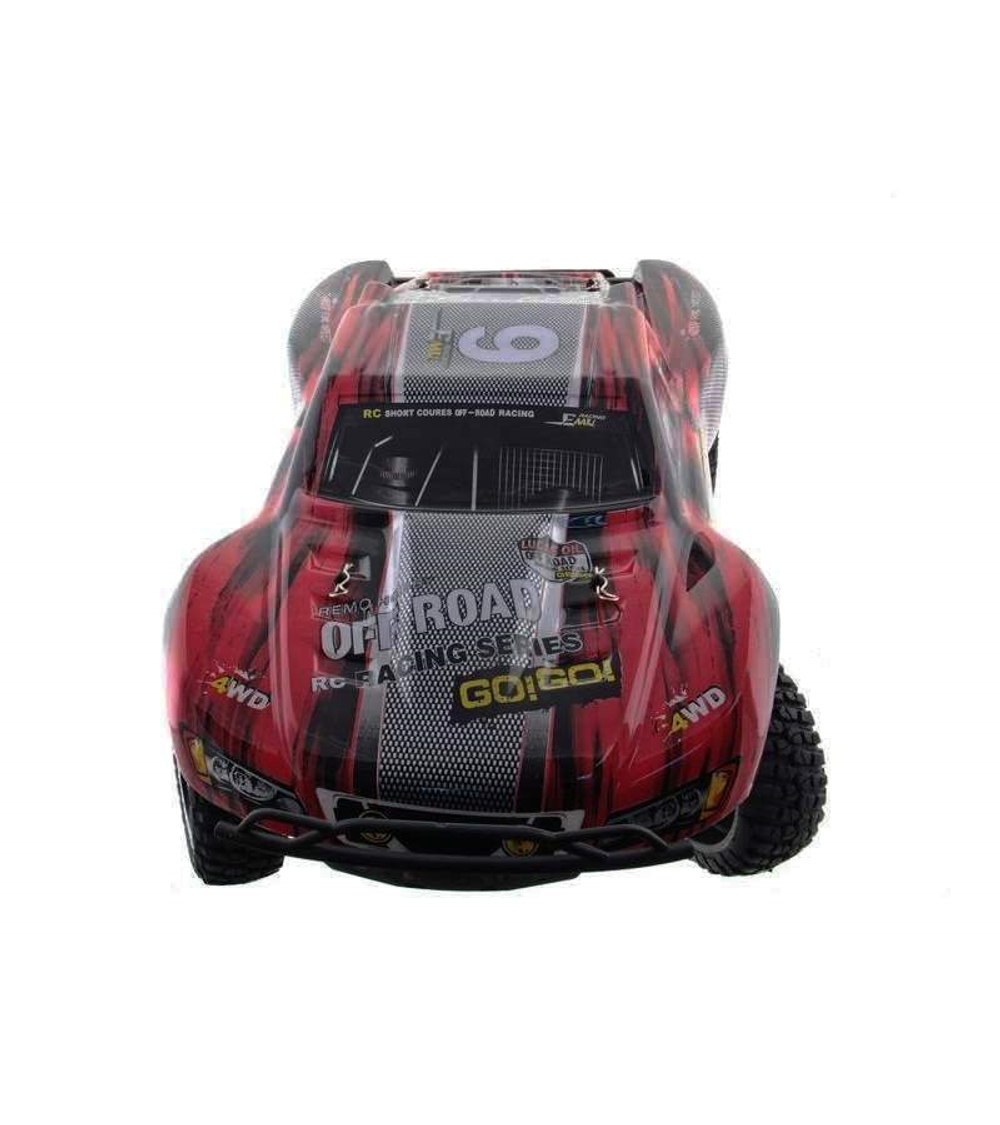 Радиоуправляемый шорт-корс Remo Hobby 9EMU (красный) 4WD 2.4G 1/8 RTR