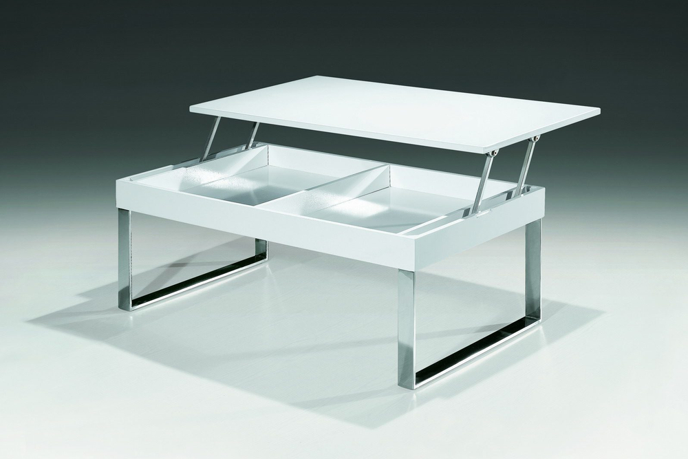 Журнальный стол J030 белый лак