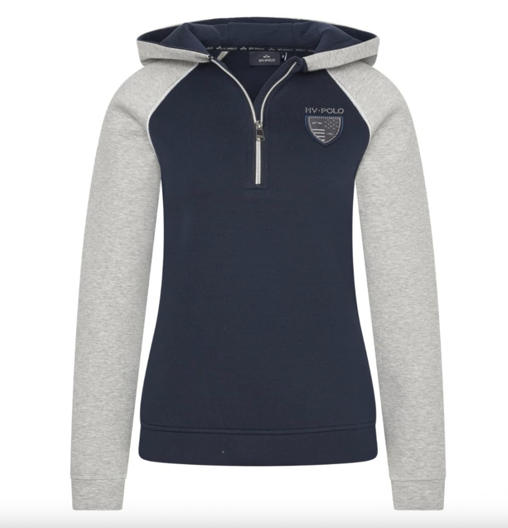 Худи HV Polo Half Zip Mariet - Grey/Navy