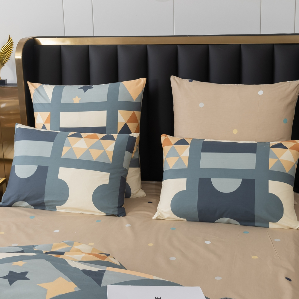 Комплект постельного белья Люкс Сатин 100% хлопок на резинке AR333