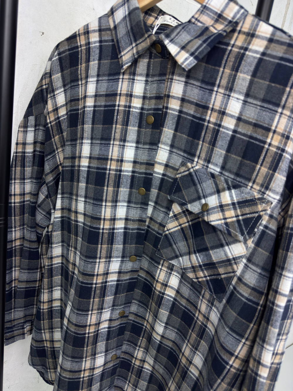 Рубашка женская арт. 11012 цвет "синий"