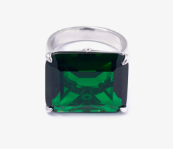 Кольцо Square Emerald