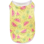 Майка для собак и кошек мелких и средних пород «БРО на стиле», арбузики, размер ХL (длина спинки 36см, объем груди 43см, от 9 до 12кг)
