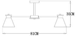 Люстра на штанге Arte Lamp A1031PL-8WH