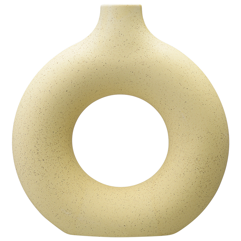 Ваза 23.3см Bergenson Bjorn Rund бежевая