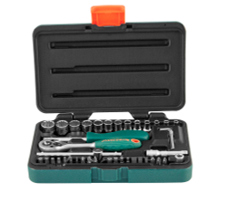 S68H2141S Набор головок торцевых 1/4"DR Super Tech, 41 предмет