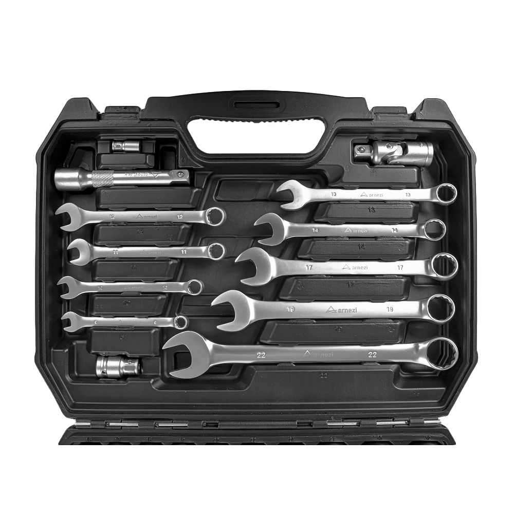 Набор инструментов 82 пр. 12-гранные головки 1/4DR, 1/2DR ARNEZI R0902082
