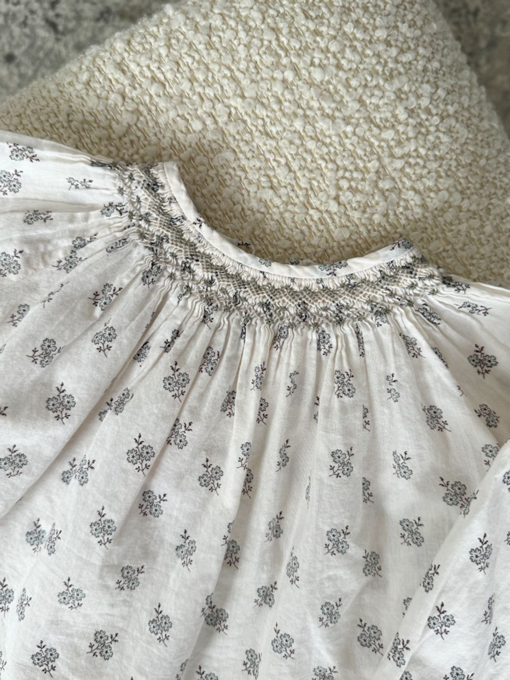 Хлопковая блузка Bonpoint, 80