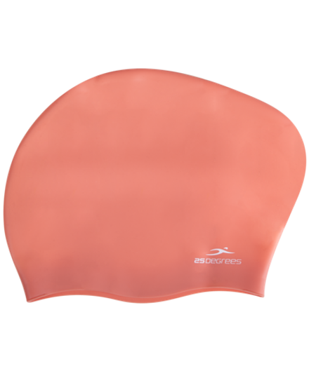 Шапочка для плавания Mamana Brick Red, силикон, для длинных волос