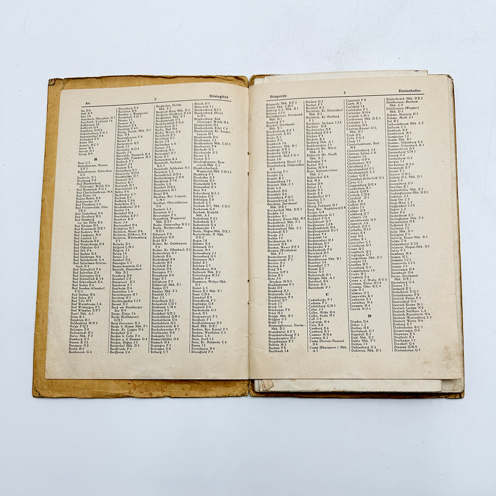 Генеральные карты Флемминга, № 10 N: Германия (Deutschland). Берлин, Германия. Georg Westermann.1935
