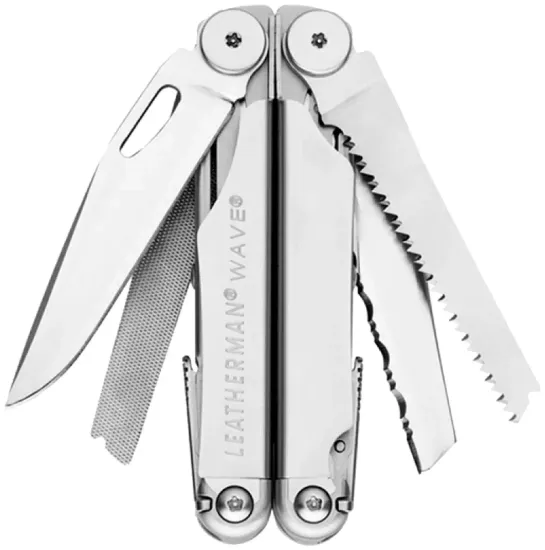 Мультитул пассатижи LEATHERMAN Wave plus (832524/832526) серебристый