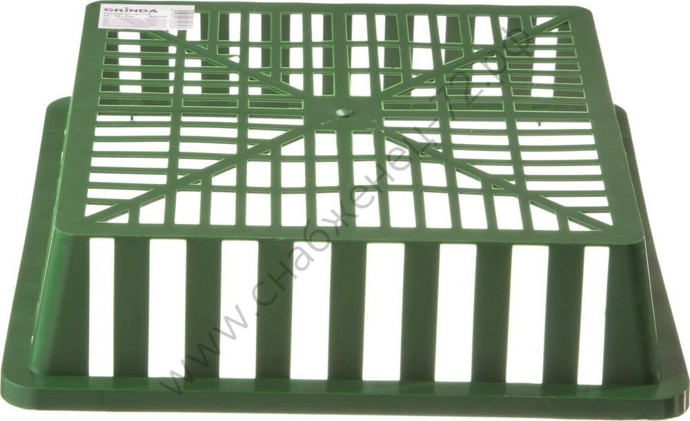 GRINDA 29 х 29 х 7 см, квадратная, посадочная корзина (422349)