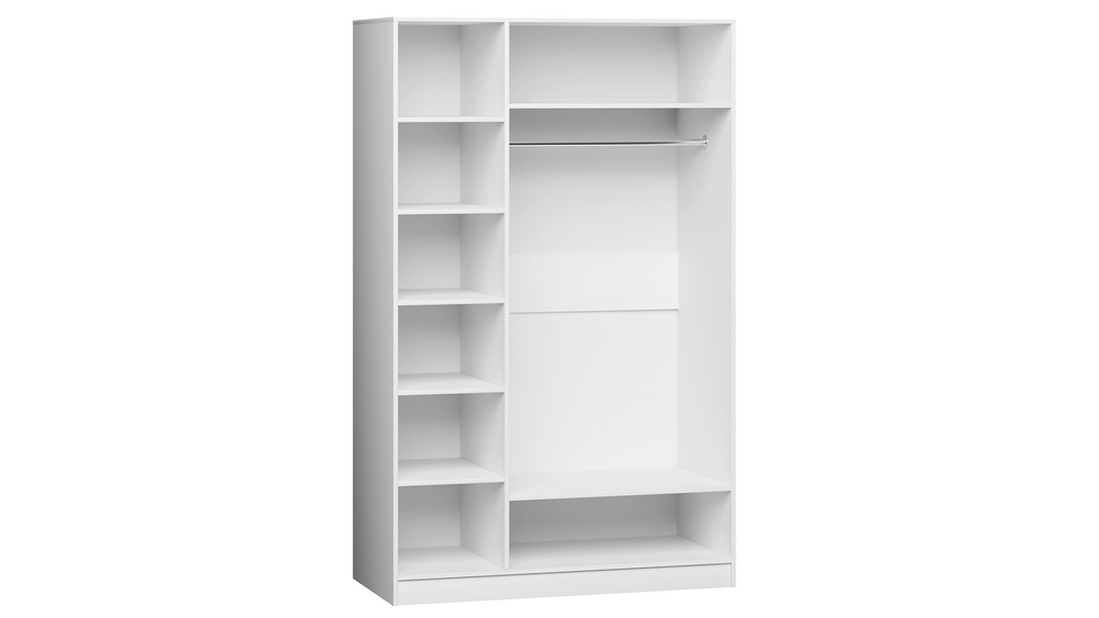 Шкаф-купе PAX HASVIK IKEA (двухсекционный) (белый)  210*50*220