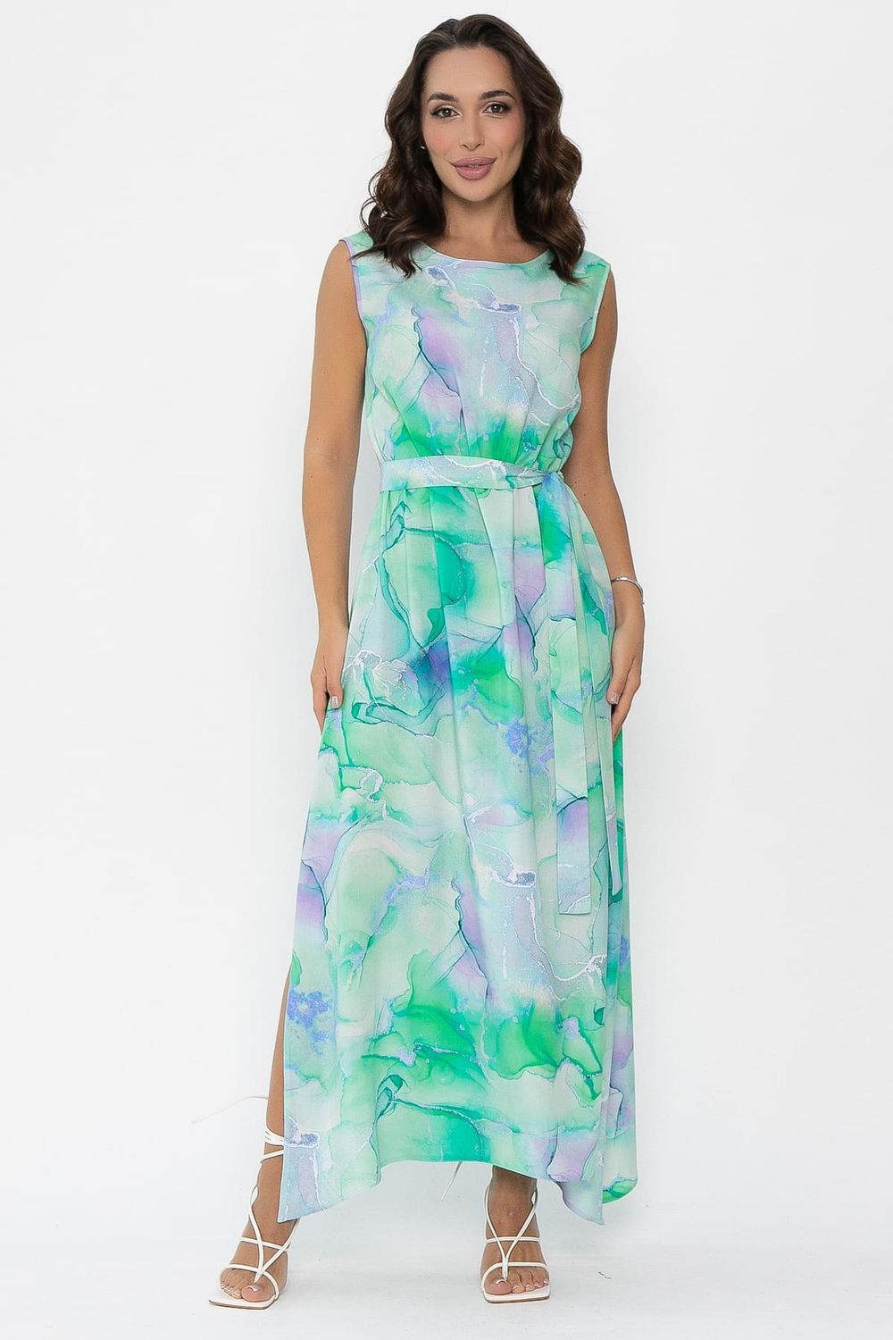 Платье Иниша (зеленое) П14072-4М LT Collection