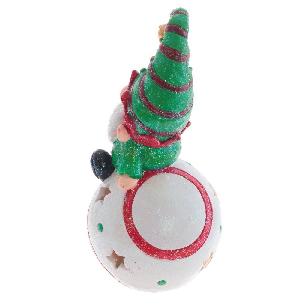 GAEM Фигурка декоративная "Гном" с подсветкой (LR44 2 шт), L10 W9 H18 см, 2в.